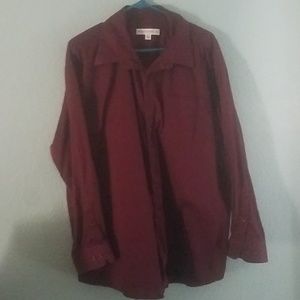 Maroon dress shirt 18 1/2